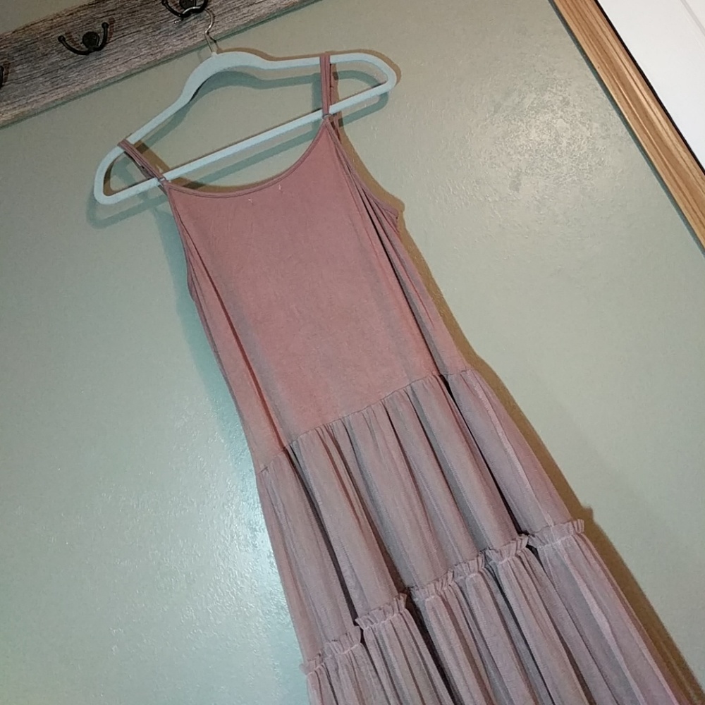 Brown shirt extender dress